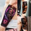 1 Sheet Realistic 3D Zeus Lion Warrior Temporary Tattoos For Men Women Adults, Long Lasting Waterproof Temp Fake Tattoo Stickers