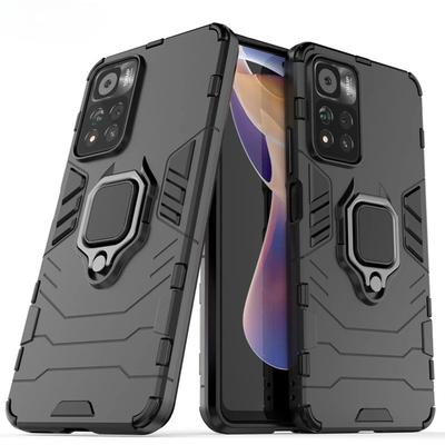 Pre puzdro Redmi Note 11 Pro Plus 5G, pancierové, s magnetickým stojanom, plné krytie, puzdro Redmi Note 11 Pro+ 5G, pre Redmi Note 11 Pro Plus