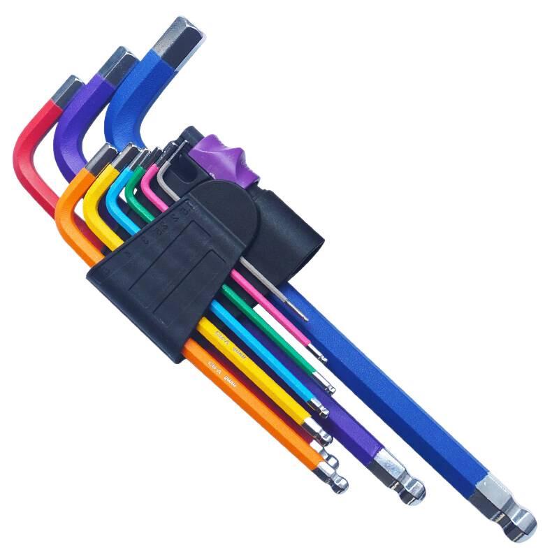 Universal 6-Point Hex Key Set with Ball Head, High Hardness Inner Hex Wrench