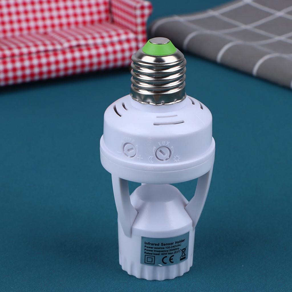 Motions Sensors Lamp Head Base E27 Switches Bulb Holder Socket Adapter Converters Human Induction Body Sensors