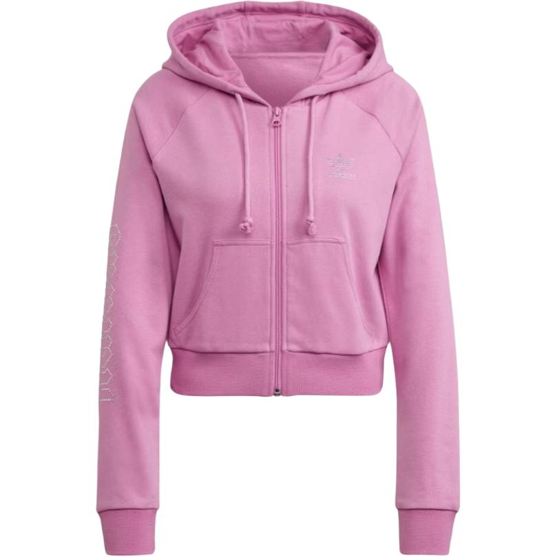 Adidas Originals Trefoil Essentials Sweatshirt Women Sweatshirt Pink HF6767 S