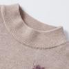 Pa Si Te Women's Jacquard Half-Turtleneck Knit Sweater
