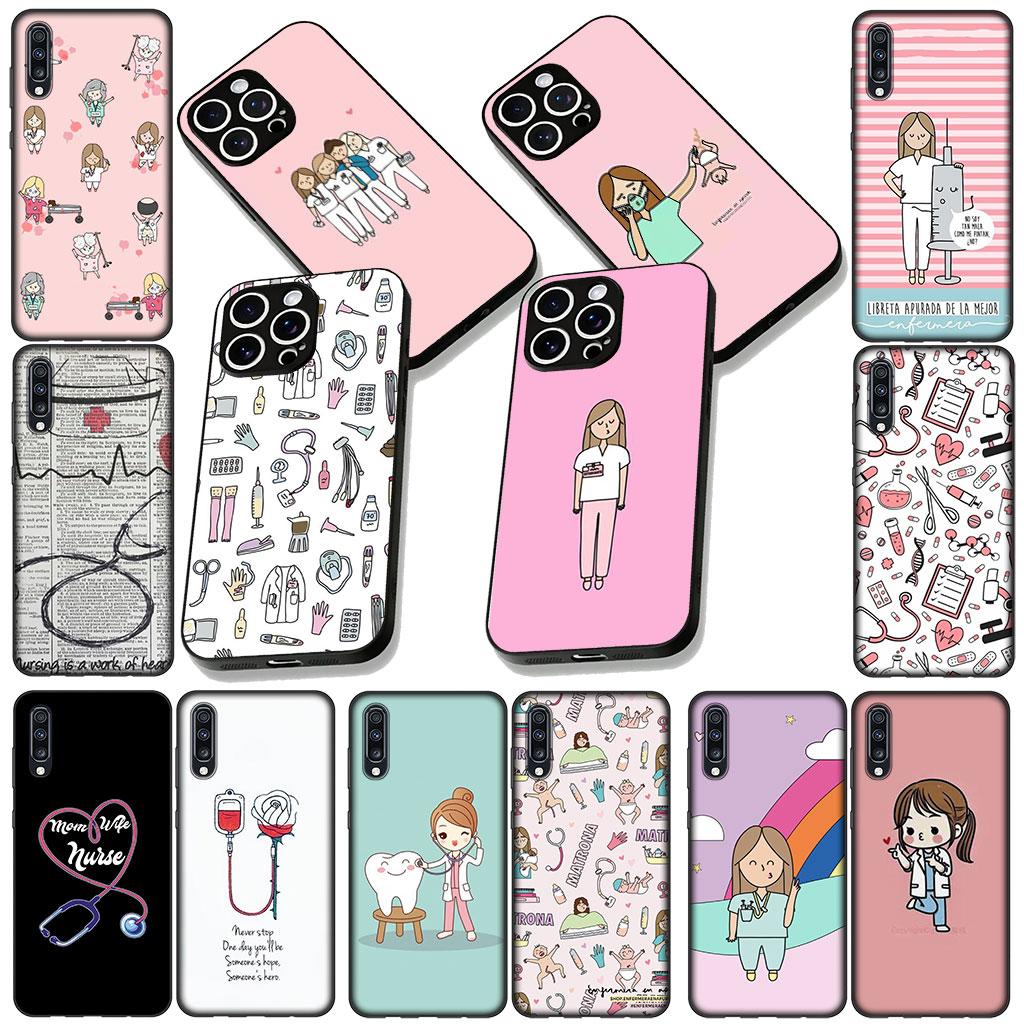Cover for Motorola Moto Edge 50 30 Fusion 40 NEO Ultra Pro E14 G20 E15 G35 G84 G13 G53 Phone Case Cartoon Medicine Doctor Nurse
