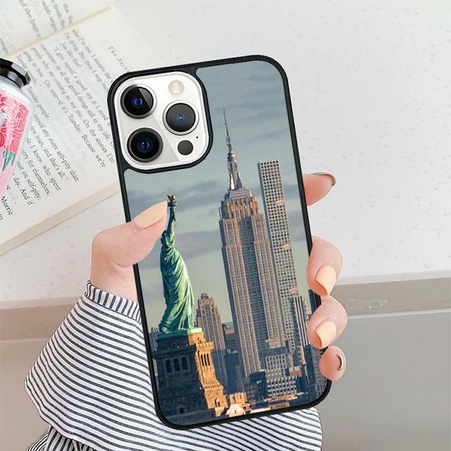 World City Travel New York Phone Case For iPhone 17 Air 16 15 14 plus 12 13 Pro max Bumper Shell Cover coque