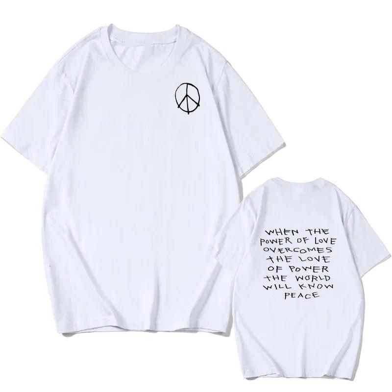 

Men s Summer Hip-hop Fashion Trend T-shirt Round Neck Comfortable and Versatile Everyday Handsome Printed Men s Top XXXXXL серый