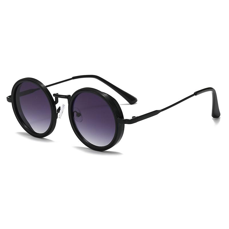 

Vintage Round Steampunk Sunglasses Men Women Luxury Brand Designer Retro Circle Sun Glasses Metal Frame Uv400 Fashion Eyewear