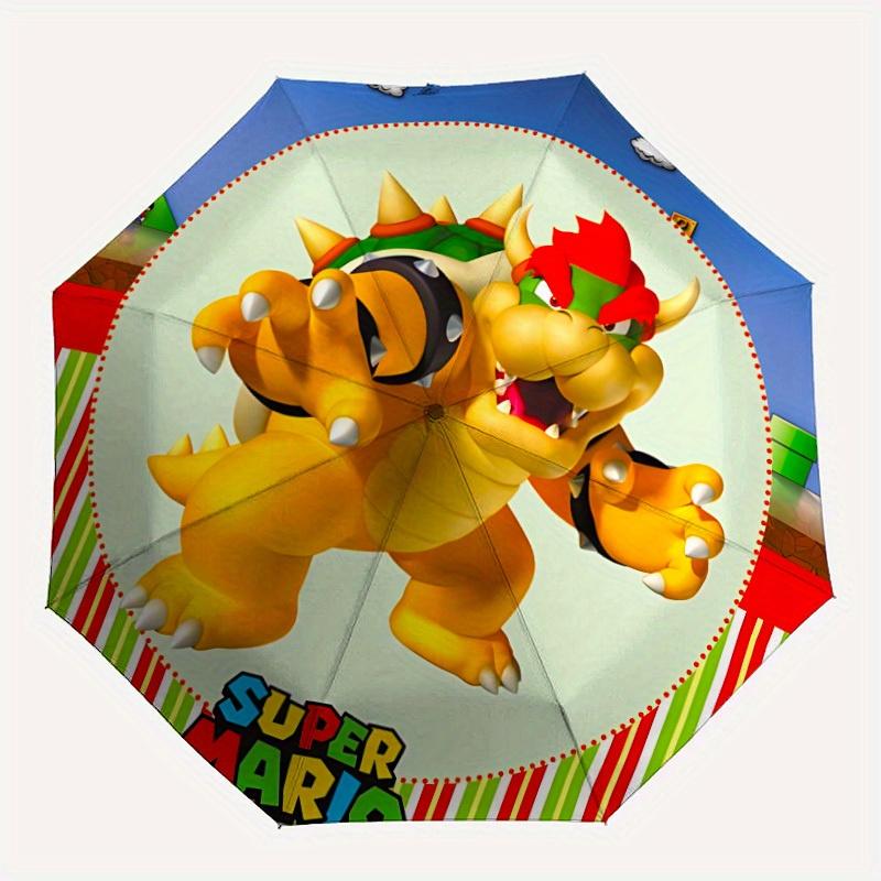

1pc Super Mario, Bowser Automatic Umbrella - 8-Rib Foldable Design, Outdoor Adventures, and Family Celebrations, Durable Canopy Material yy250827113