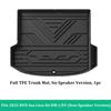 Set TPE Trunk Mats Backrest Protector For 2025 BYD Sea Lion 06 DM-i/EV Waterproof Anti-Scratch Wear Resistant Interior Parts