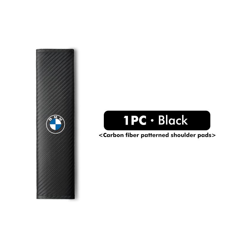 For BMW Car Carbon Fiber Seat Belt Cushion Safety Belt Shoulder Protector Pad Auto Accessories E46 E90 E60 F10 E39 F30 E36 E87