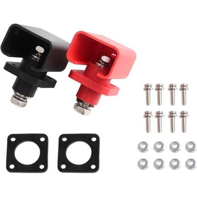 Lithium Battery Terminal Block High Current Energy Inverter Plug Mounted Type Storage Connector Flame Retardant Heat Resistant