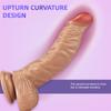 Crescent Large Simulation Dildo Crystal Soft Glue Female Masturbator Adult Products