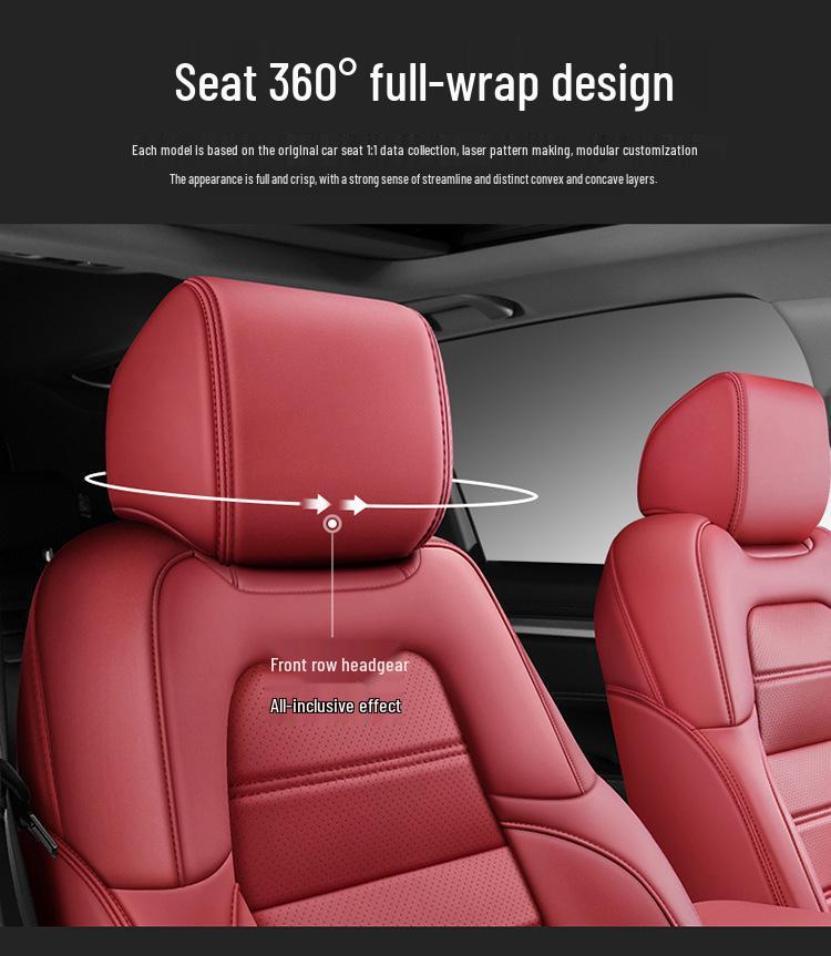 Custom Leather Seat Cover for Honda CRV, XRV, Vezel, Breeze, Integra - Full Wrap Design