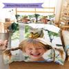 Biancheria da letto con motivo Pippi Calzelunghe, Set piumone Copripiumone Federa Regalo di Compleanno per la Casa (1 * copripiumino + 2 * federa, senza nucleo)