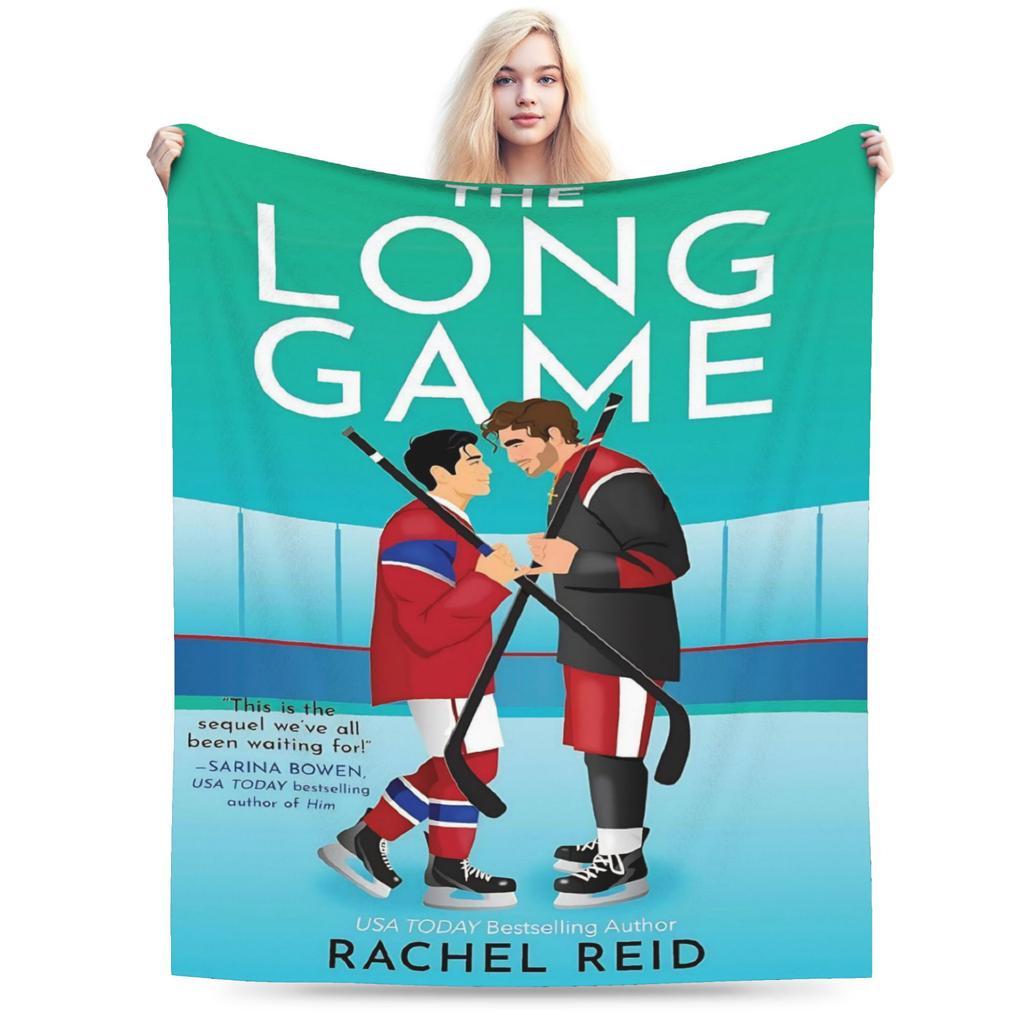 Heated Rivalry Knitted Blankets Fleece Canadian Sports Romance Super Soft Throw Blankets for Bedroom Sofa Bedspread