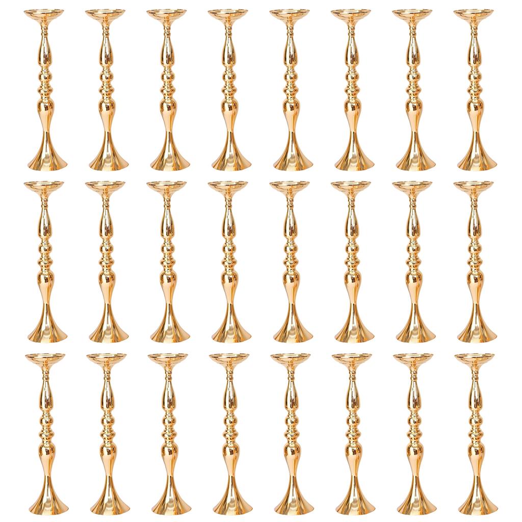 24 Pcs Versatile Wedding Flower Vase 19.69In Tall Flower Holders Floral Display Rack for Party Dinner Table Centerpieces Decor