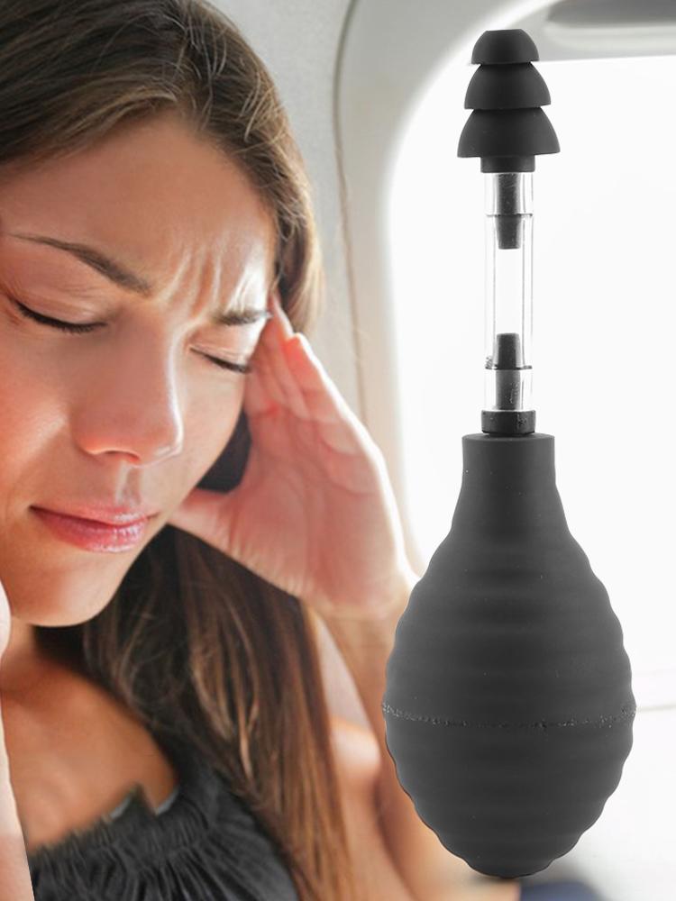 Inner Ear Pressure Relief Tool Ear Pressure Regulator Reduces Tension Ear Pressure Relief Suction Device Silicone for Migraine