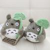 Cute Anime My Neighbor Totoro Plush Toy With Lotus Leaf 22/30cm Stuffed Kid Gift