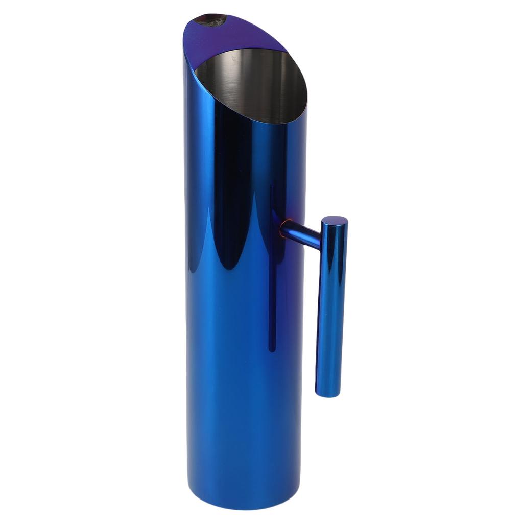 Stainless Steel Water Pitcher with Ice Guard 2L Metal Drink Pitcher Beverage Container with Handle for Iced and Hot Tea