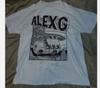Alex G Rare Design 90s White Short Sleeve T Shirt Basic Unisex T-Shirt