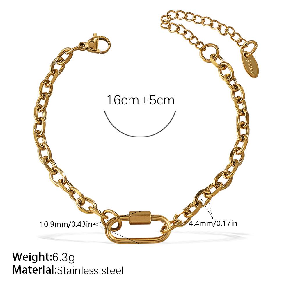 Japan And South Korea Fashion Niche Bracelet Necklace Women'S Personality Design Versatile Jewelry Does Not Fade Popular Trend