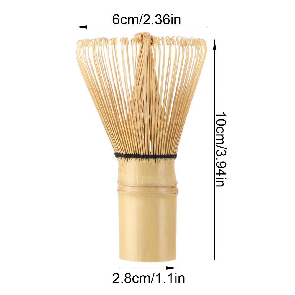 80/100 Fringe DIY Matcha Green Tea Powder Whisk Japanese Ceremony Bamboo Chasen Teaware Tea Brush Tea Tool Kitchen Accessories