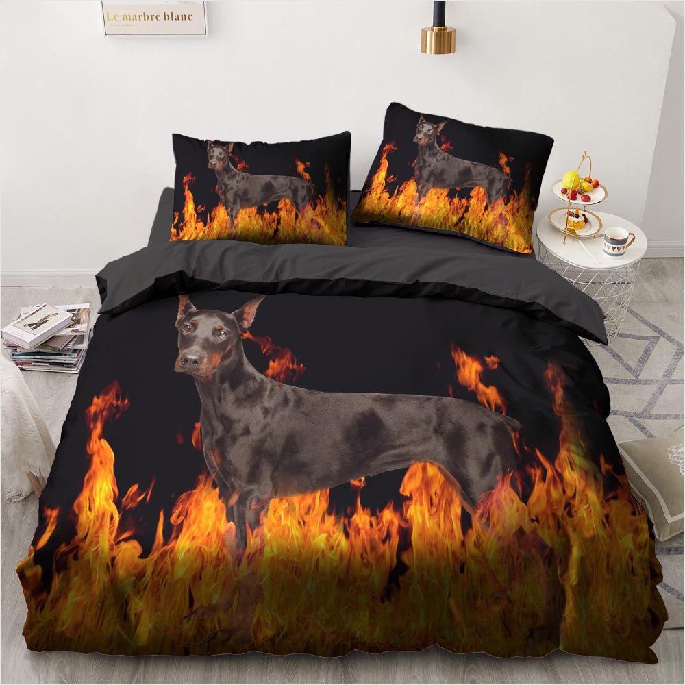 Dinosaur Jurassic Bedding Set Winter Duvet Cover With Pillowcases 3 Pcs Bed Set Queen Size Juego De Cama Home Textile Kids Adult