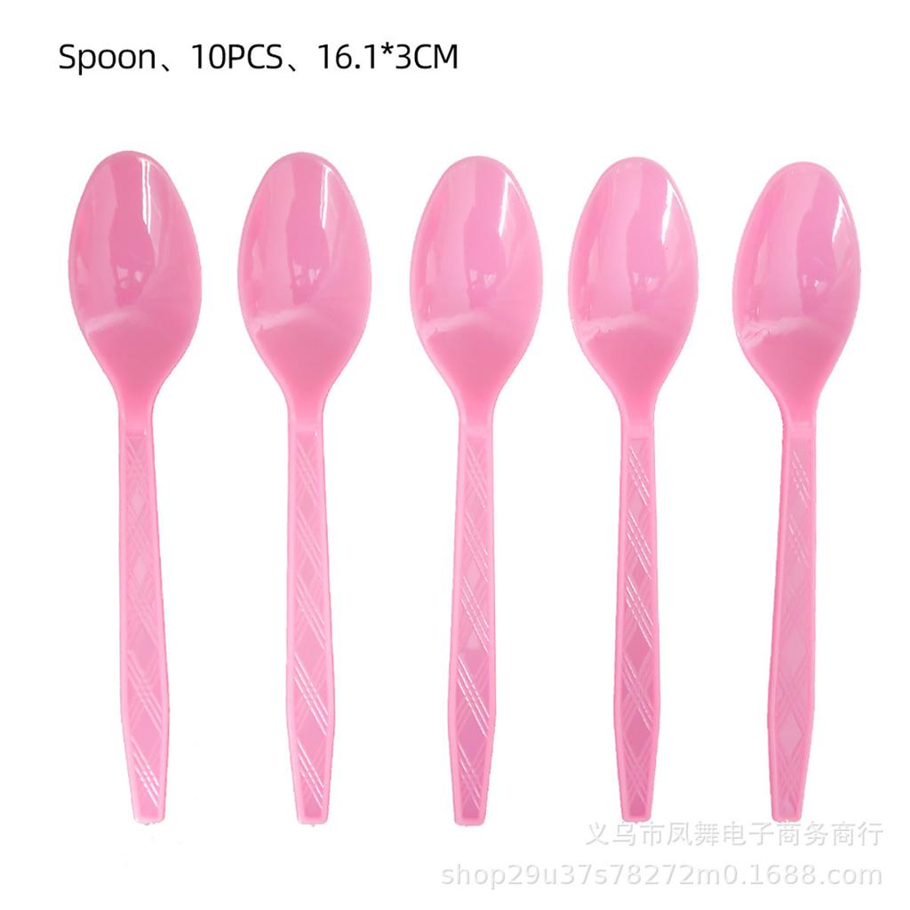 Purple Unicorn Theme Party Decorations Cutlery Set Tissue Paper Plates Paper Cups Party Decorative Cutlery