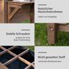 Raised Bed Planter Box With 8 Divided Grids Foldable Shelf Flower Box Flower Pot Herb Garden Solid Wood Brown 123 X 54 X 80 Cm