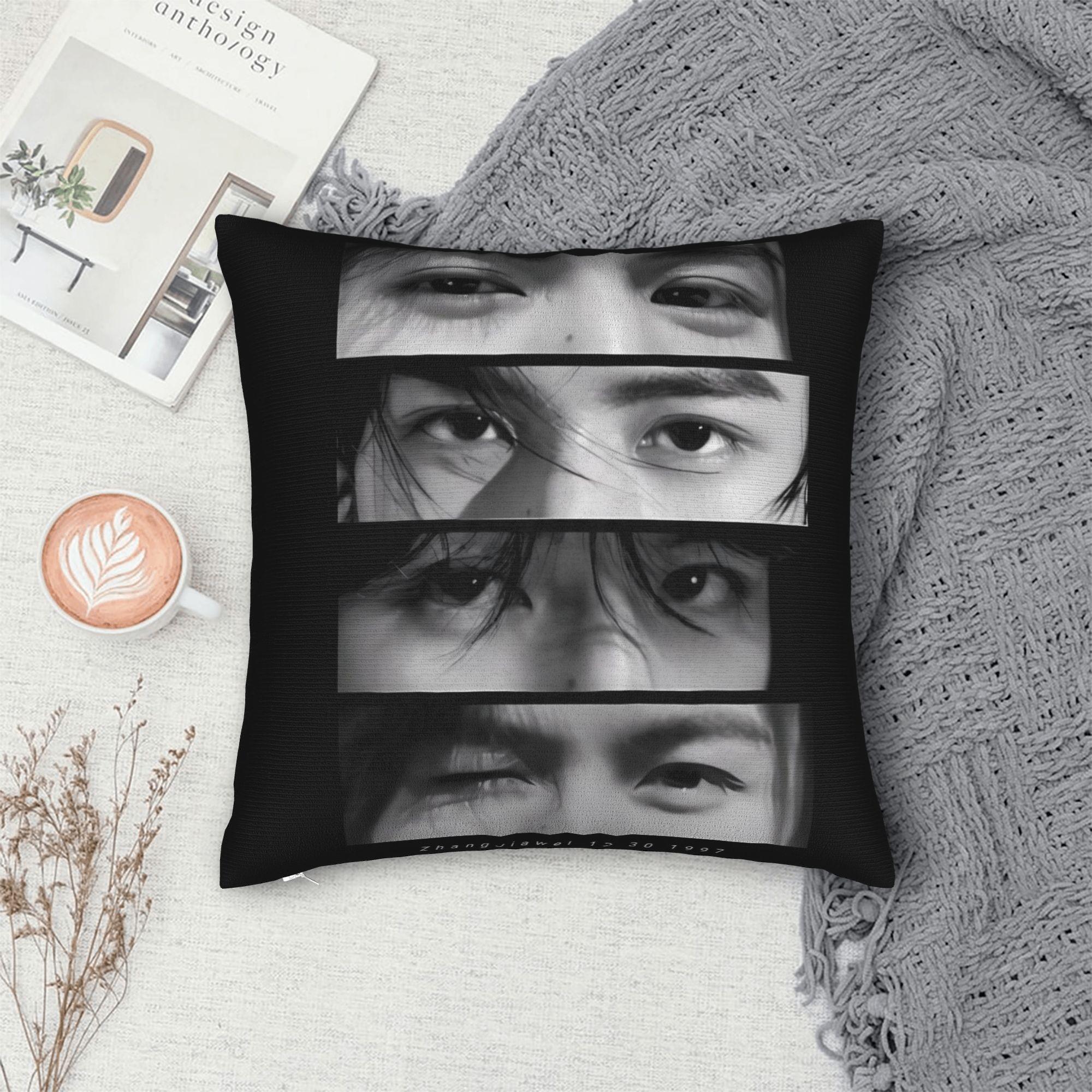 Fine Glasses Unisex Pillow Cover Zhang Linghe Fashion Pillow Case For Chair Sofa Home Decor Pillowcases