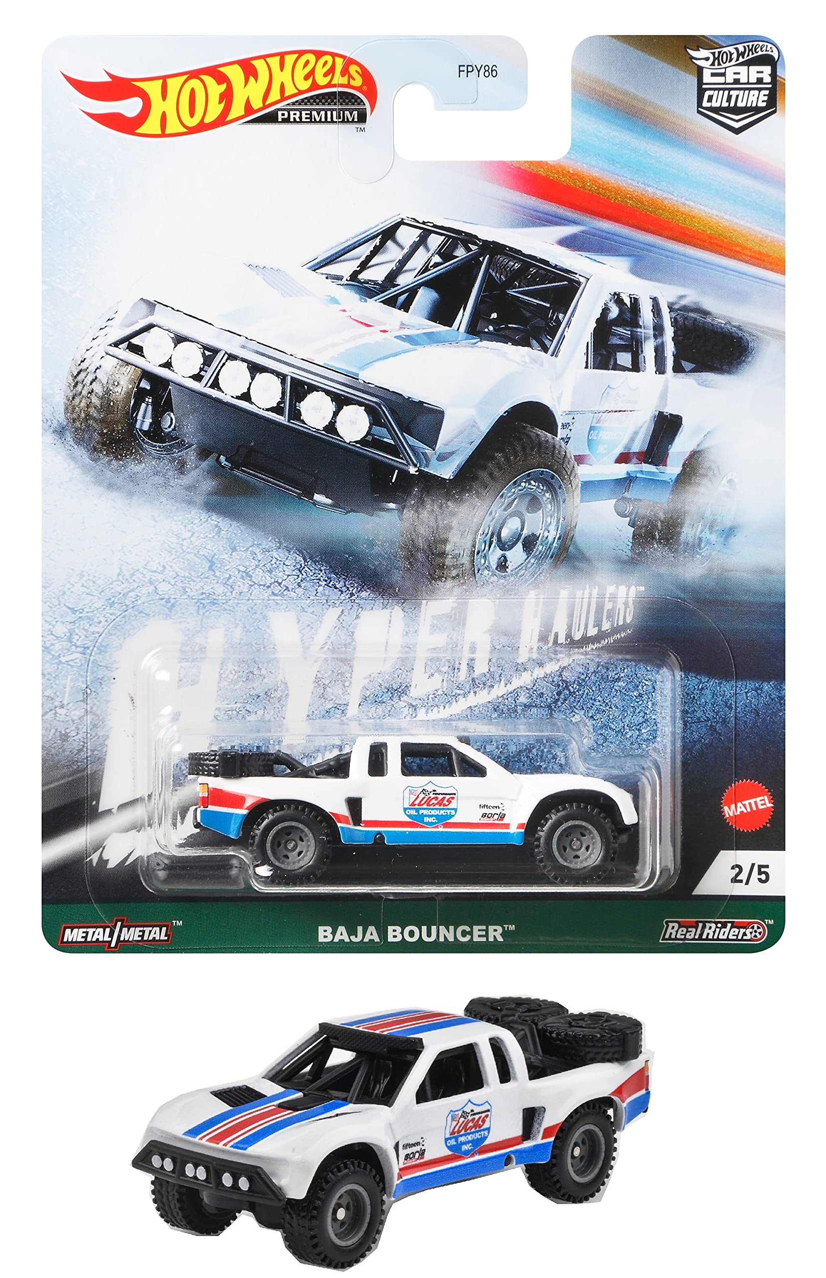 

Hot Wheels Car Culture Hyper Haulers Baja Bouncer GRJ84 Белый белый