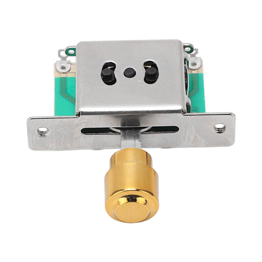 Guitar 3 Way Toggle Switch High Strength Metal Electric Guitar Pickup 3 Way Selector Switch Gold