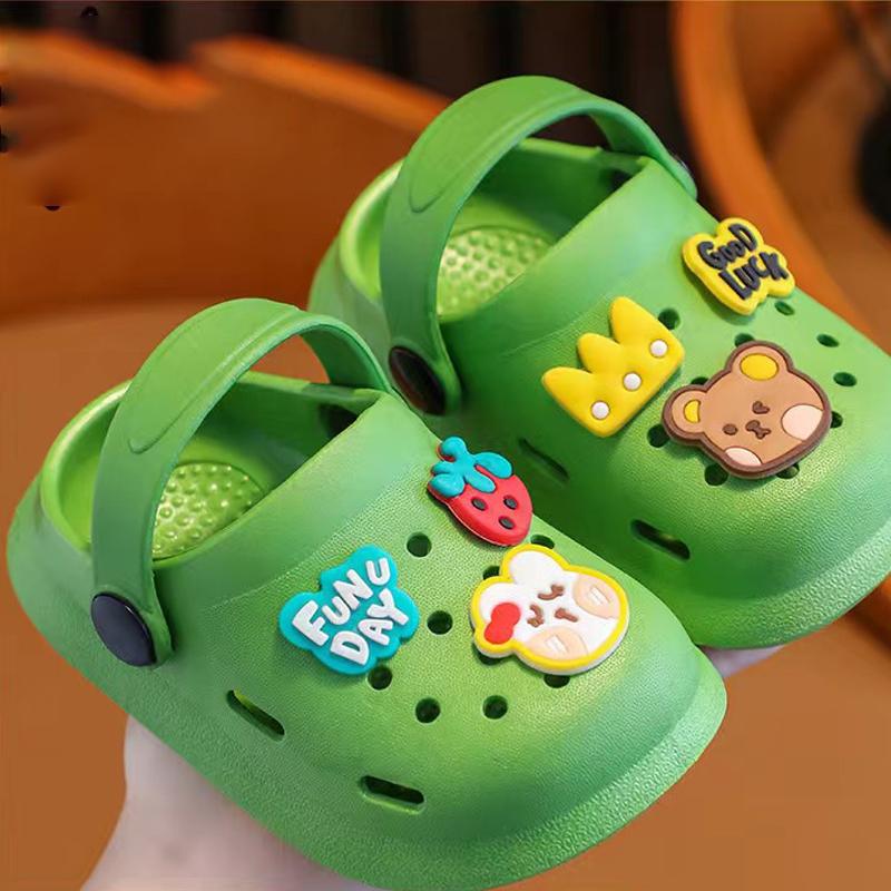 Summer Kids Slippers, Cartoon & Cute Anti - Slip Closed - Toe Clogs for Boys, Girls, Infants and Kids of All Sizes