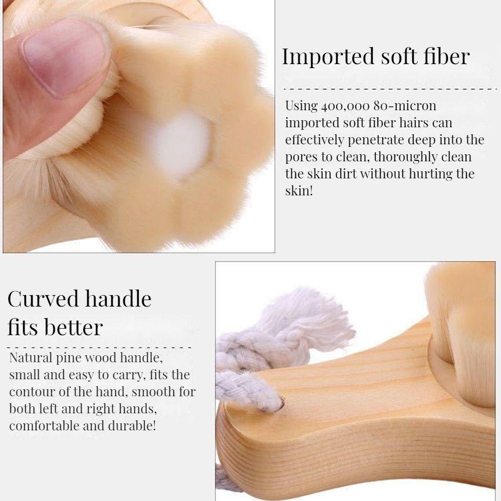 Mitesser Borsten Gesichtsreinigungsbürste Hautpflege Werkzeug Massage Peeling Wasch Gesichtsbürste
