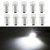 10pcs White 3030 LED Car Clearance Dome Map Light Wedge Lamp Bulb BA9S T11 T4W 12V