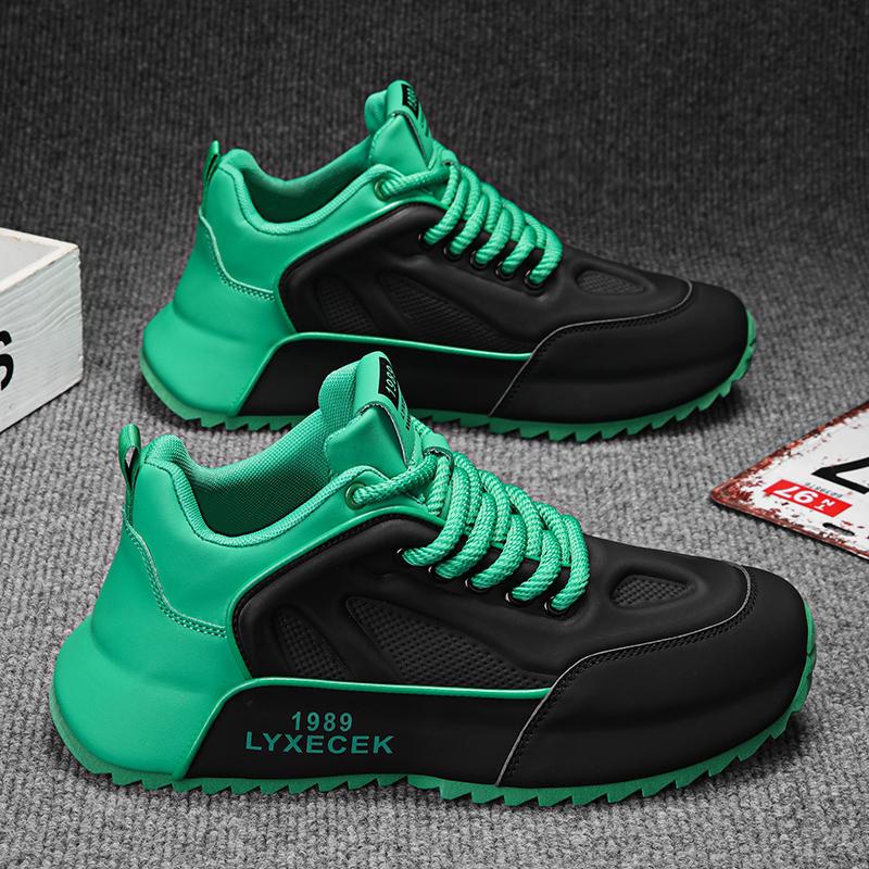 Spring and Autumn breathable dad shoes casual shoes thick-soled inner height-increasing sports tide shoes