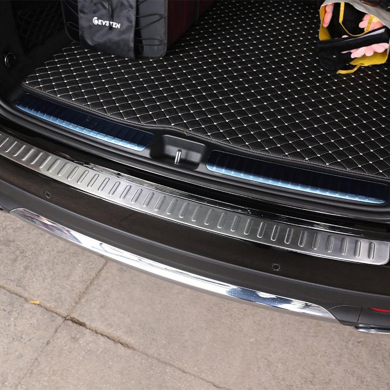 For Mercedes Benz GLE GLS Class W167 X167 2020-2026 Stainless Steel Rear Outside Bumper Protective Cover Trim Car Accessories