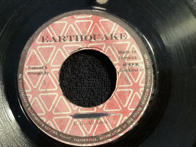 7-Zoll-Schallplatte JAH BOP Sister Jenny NONE Earthquake Jamaica Reggae Ska Dub Gebraucht