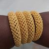 Dubai Gold Color Wedding Bangles for Women Bride Bracelets Ethiopian/France/African Jewelry Bracelets Gifts