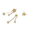 Summer Design Sense, Five-pointed Star Fringed Earrings, Fashion, Stud Earrings