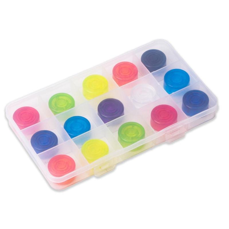 

15Pcs Quick Install Guitar Pedal Toppers Knob Electric Guitar Effect Pedal Foot Nail Cap for Most Effect Pedals 1