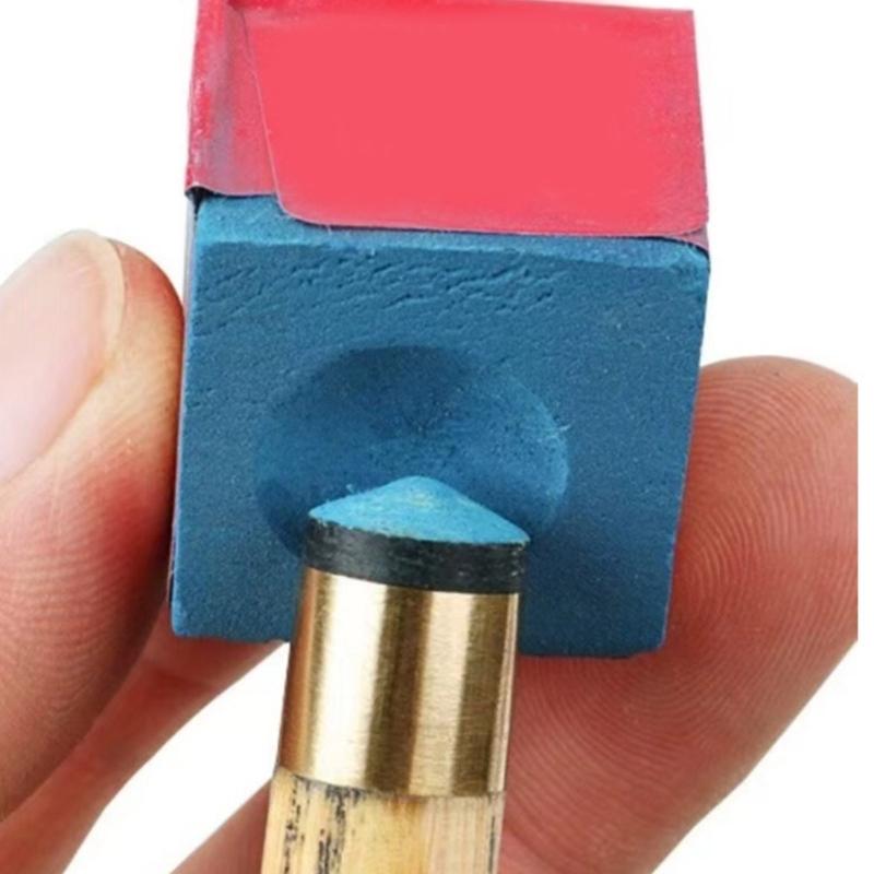 12Pcs Snooker Billiard Chalk Pool Cue Tip Square Powder Billiard Cue Tip Chalk Indoor Sport Snooker Accessories