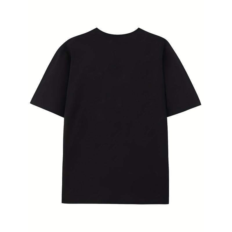 Men'S T-Shirt Featuring Car-Themed Humor, Designed For Leisure Time. It Has A Print On The Back And Is Made From, Ensuring Comfort And Breathability.