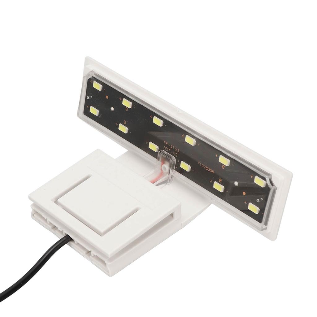 Aquarium Clip On Lamp 12 LED Beads White Light High Brightness Strong Penetration Fish Tank Clip Light