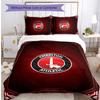 Charlton Athletic FC Ensemble de literie imprimé 3 pièces Housse de couette respirante avec taies d'oreiller Linge de lit décoratif pour chambre à coucher Maison