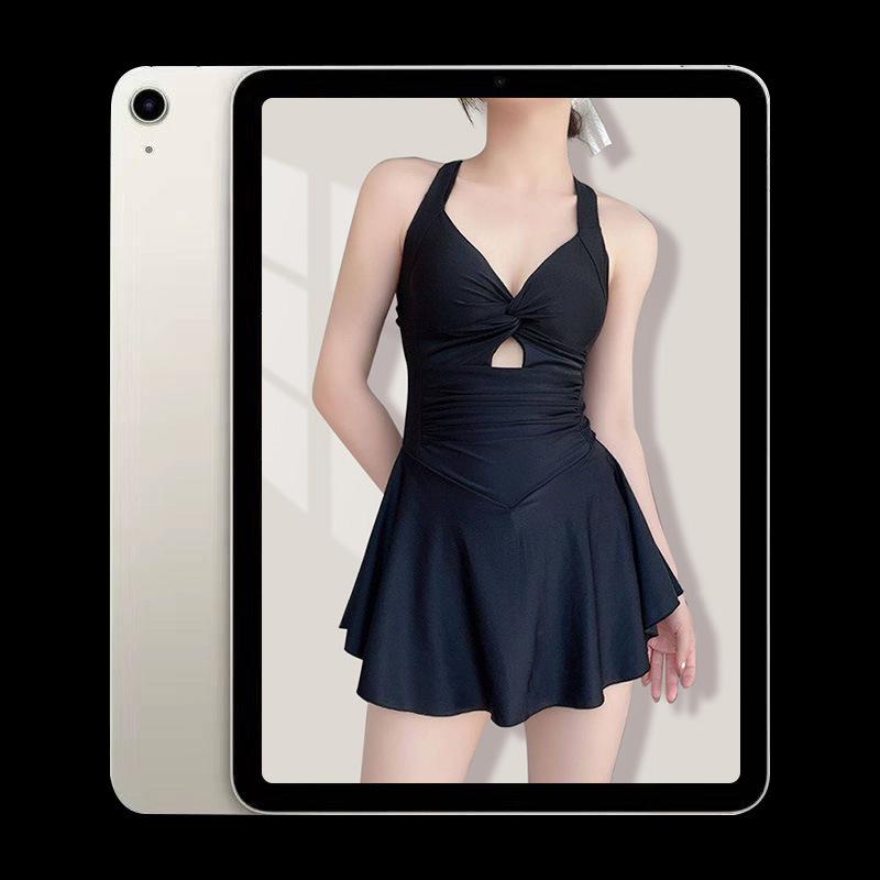 Women's Sleek Open-Back Push-Up Swimsuit - New Style, Slim Fit, Pure Desire for Vacation and Hot Springs