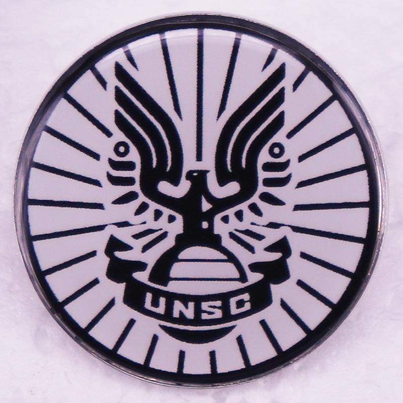 Halo UNSC Emblem Brooch