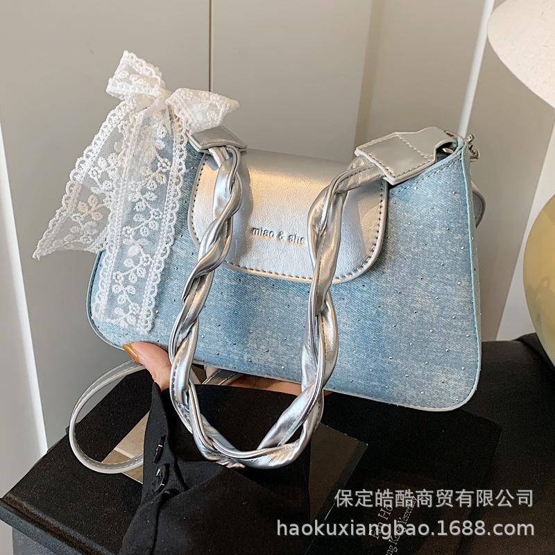 Premium Sense Bag Women's 2025 New Trendy Fashion Versatile Shoulder Underarm Bag Niche Super Fire Commuter Messenger Bag