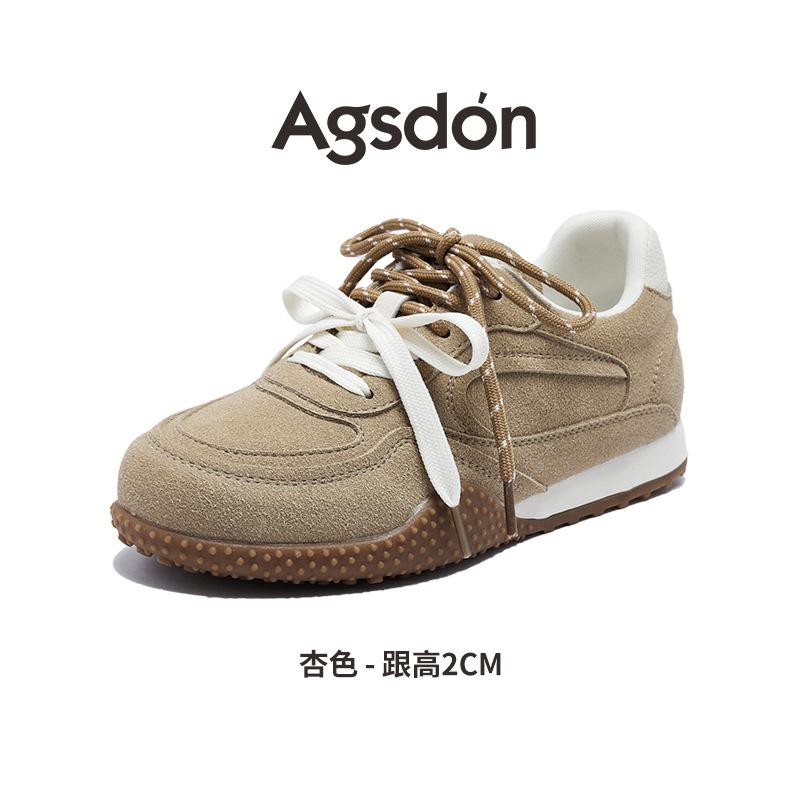 Augustine Ballet Style German Training Shoes Women's 2025 New Summer Flat-bottomed Forrest Gump Shoes Mesh Casual Sneakers