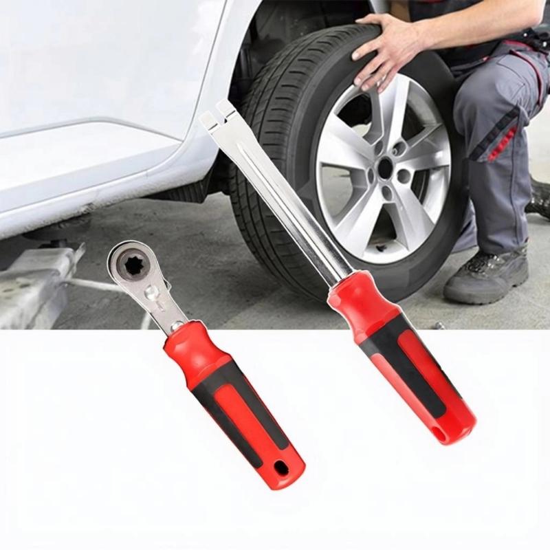 5/16in Double Square Ratcheting Wrench & Fork End Release Tool with Precise Calibration For Accurate Brake Performances