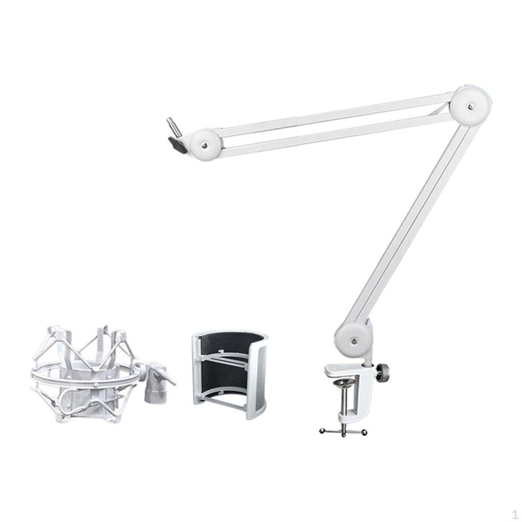 Desktop Microphone Arm Holder with Shock Mount for Broadcasting